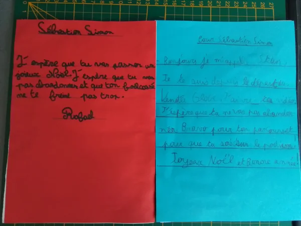Messages des élèves de CE2 de Jouars Pontchartrain